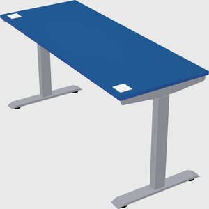 Single motor electric desk