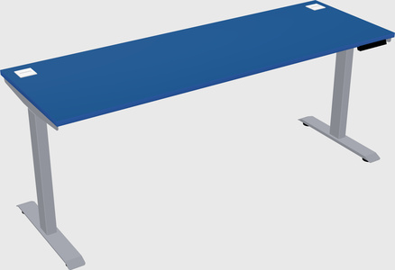 Single motor electric desk
