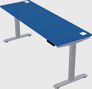 Single motor electric desk