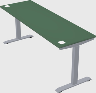 Single motor electric desk