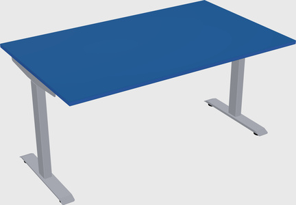 Single motor electric desk
