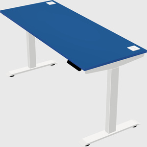 Single motor electric desk