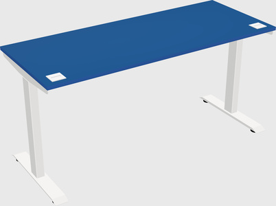 Single motor electric desk