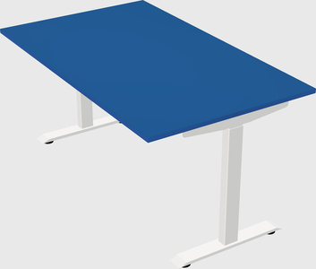 Single motor electric desk