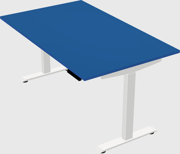 Single motor electric desk