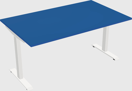 Single motor electric desk