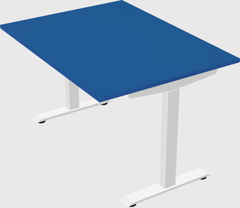 Single motor electric desk
