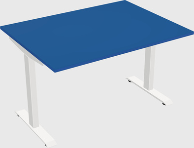 Single motor electric desk
