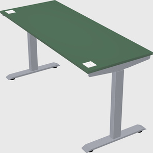 Single motor electric desk