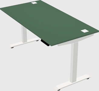 Single motor electric desk
