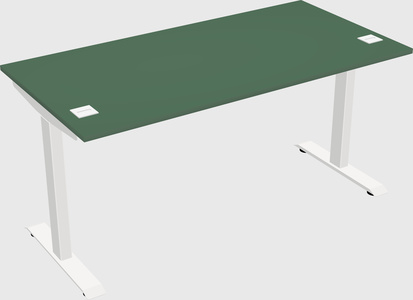 Single motor electric desk