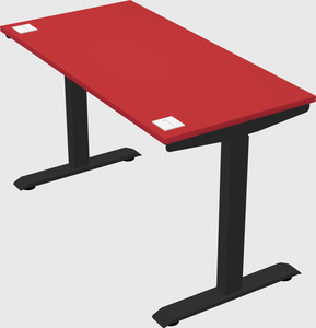 Single motor electric desk