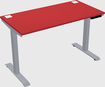Single motor electric desk