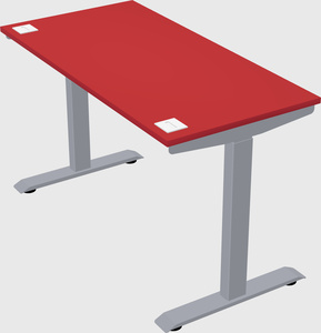 Single motor electric desk