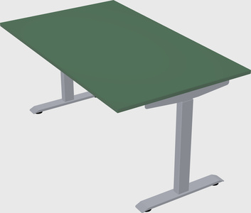 Single motor electric desk