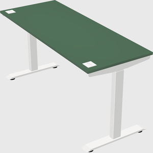 Single motor electric desk