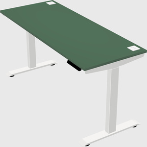 Single motor electric desk