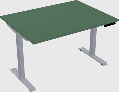 Single motor electric desk