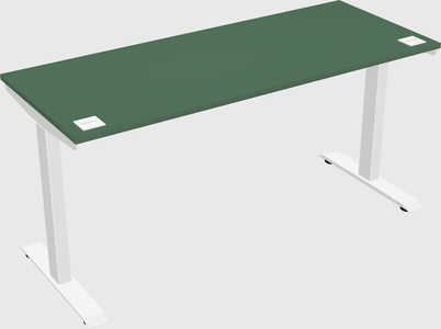 Single motor electric desk