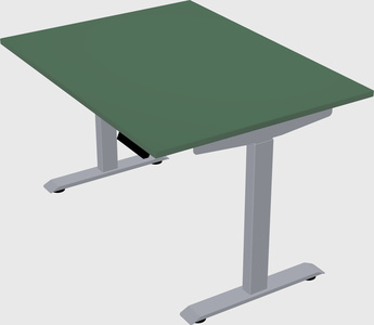 Single motor electric desk