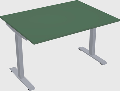 Single motor electric desk