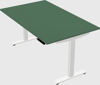 Single motor electric desk