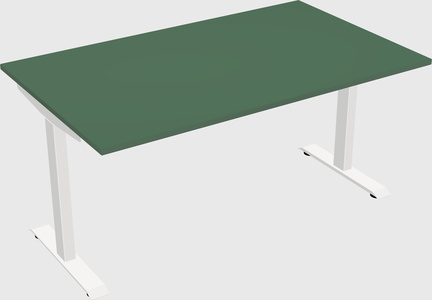 Single motor electric desk