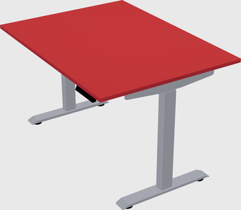 Single motor electric desk