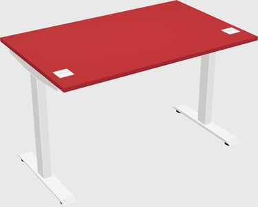Single motor electric desk