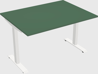 Single motor electric desk