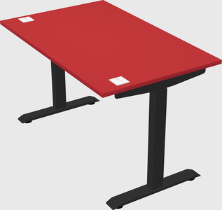 Single motor electric desk