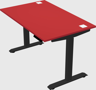 Single motor electric desk