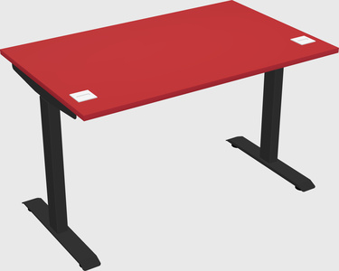 Single motor electric desk
