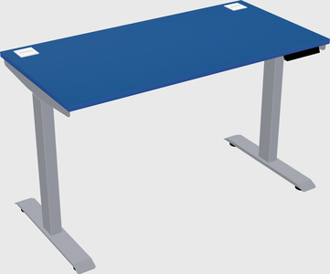 Single motor electric desk