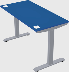 Single motor electric desk