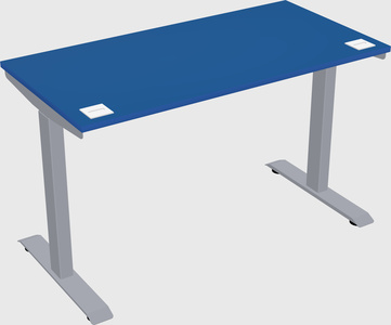 Single motor electric desk