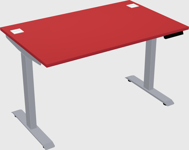 Single motor electric desk