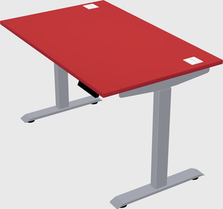 Single motor electric desk