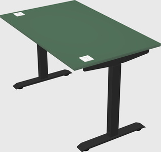 Single motor electric desk