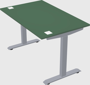 Single motor electric desk