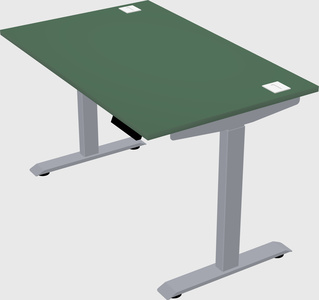 Single motor electric desk
