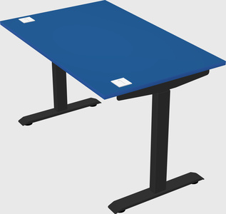 Single motor electric desk