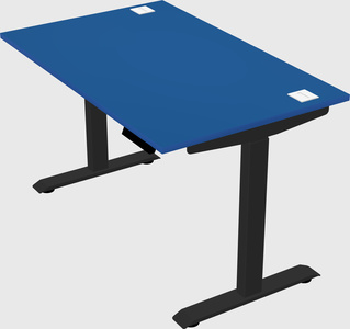 Single motor electric desk