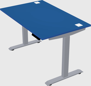 Single motor electric desk