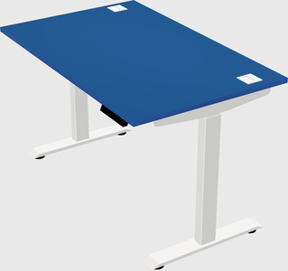 Single motor electric desk