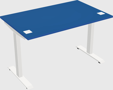 Single motor electric desk