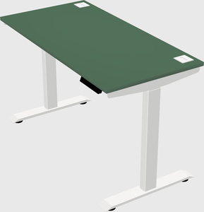 Single motor electric desk