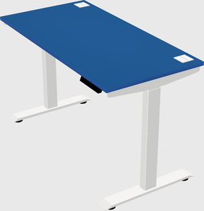Single motor electric desk
