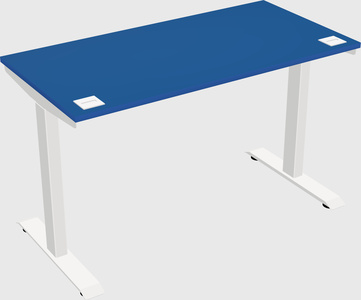 Single motor electric desk