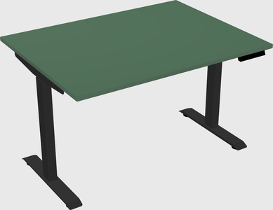 Single motor electric desk